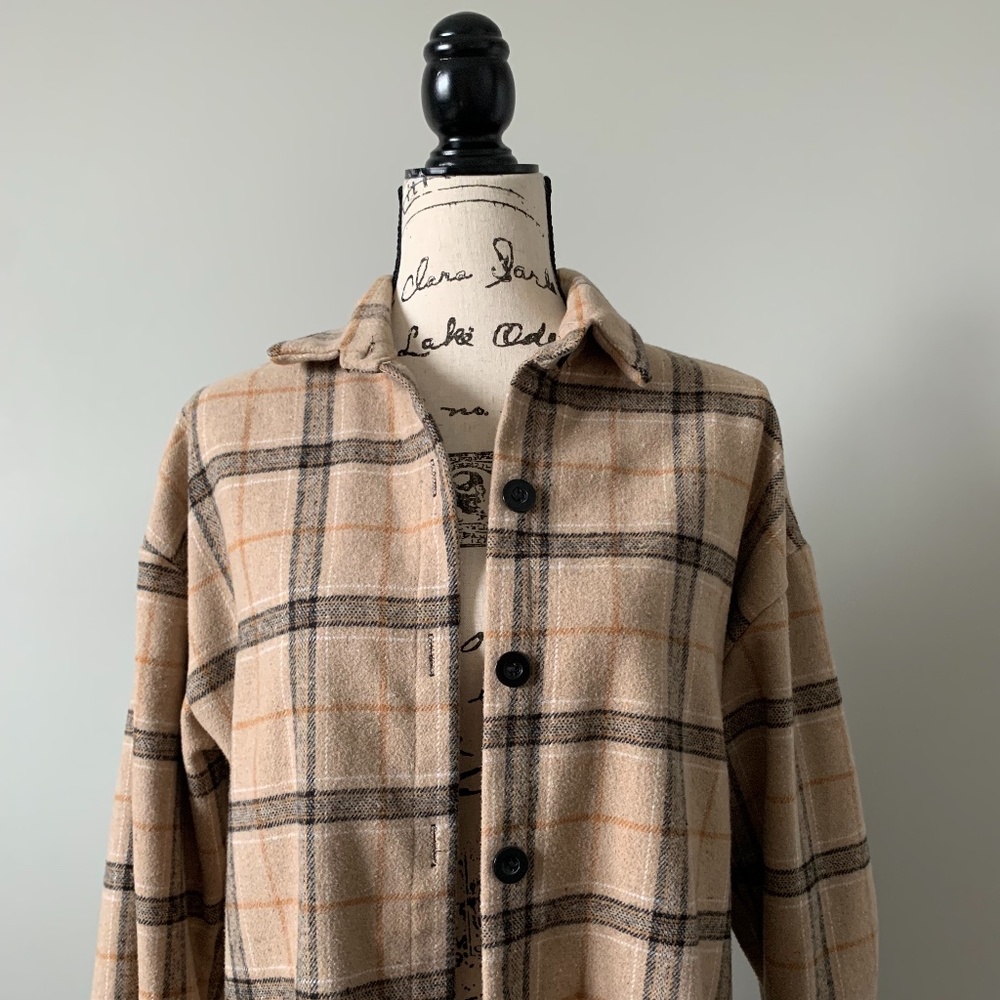Plaid Shirt Jacket